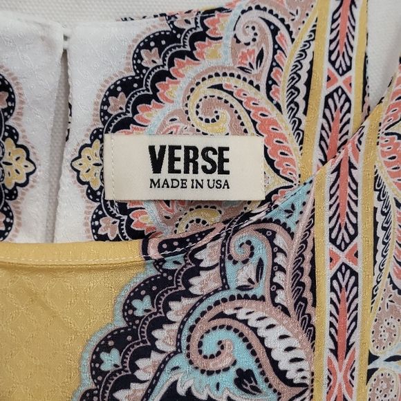 VERSE | Printed Boho Blouse | Size: M - Picture 7 of 10
